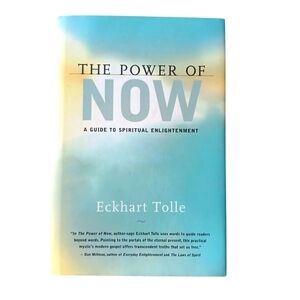 The Power of Now by Eckhart Tolle - Blue Cover Hard Back Book